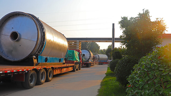 廢輪胎熱裂解煉油設備 廢輪胎熱裂解煉油設備