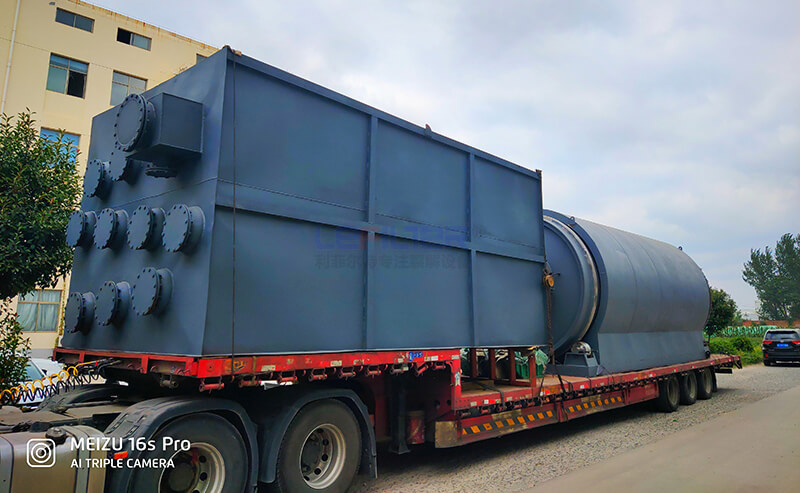 油泥炭化設備裝車發貨 油泥炭化設備裝車發貨